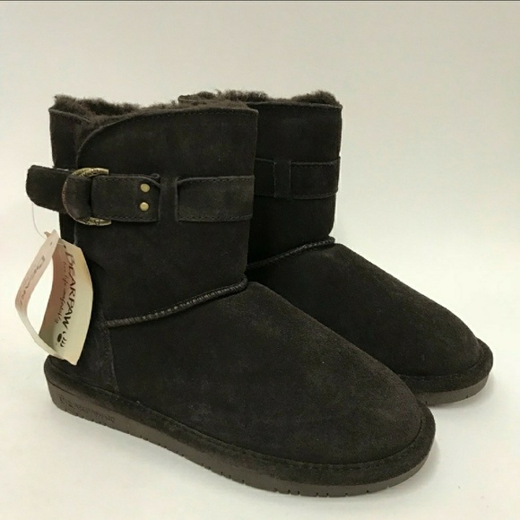 NEW Bearpaw brown tessa sheepskin boots 👢 - Picture 3 of 3